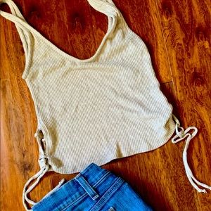 Super soft crop tank